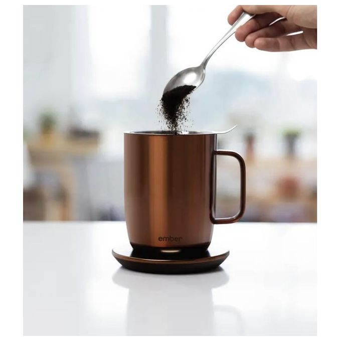 Ember CM191405EU Mug 2 Tazza Intelligente 414 ml con Controllo App e Temperatura Regolabile colore Rame