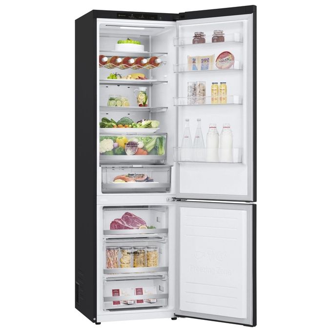 LG GBB72MCVBN Frigorifero Combinato 384 L 203 cm Classe B 35 dB No Frost Wine Rack MetalFresh colore Nero