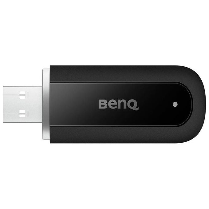 BenQ WD02AT Adattatore WLAN Bluetooth Dual-band 2.4 GHz 5 GHz 1201 Mbit-s Wi-Fi 6 802.11ax Bluetooth 5.2 USB colore Nero