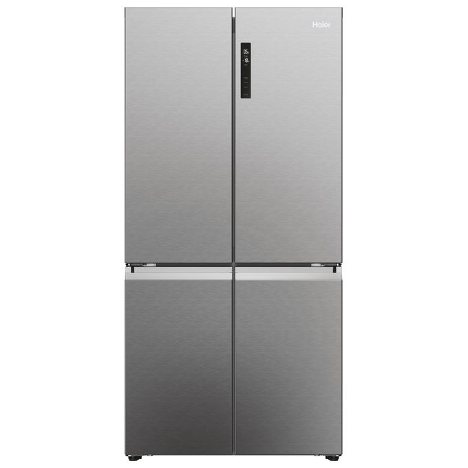 Haier HCR5919ENMP Cube 90 Serie 5 Frigorifero Americano 4 Porte 528 L 190 cm Classe E 38 dB Total No Frost colore Platino Inox
