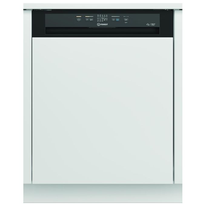 Indesit I3BL634B Lavastoviglie da Incasso a Scomparsa Parziale 14 coperti Classe D 44 dB Touch Display (82x60x55 cm) colore Nero