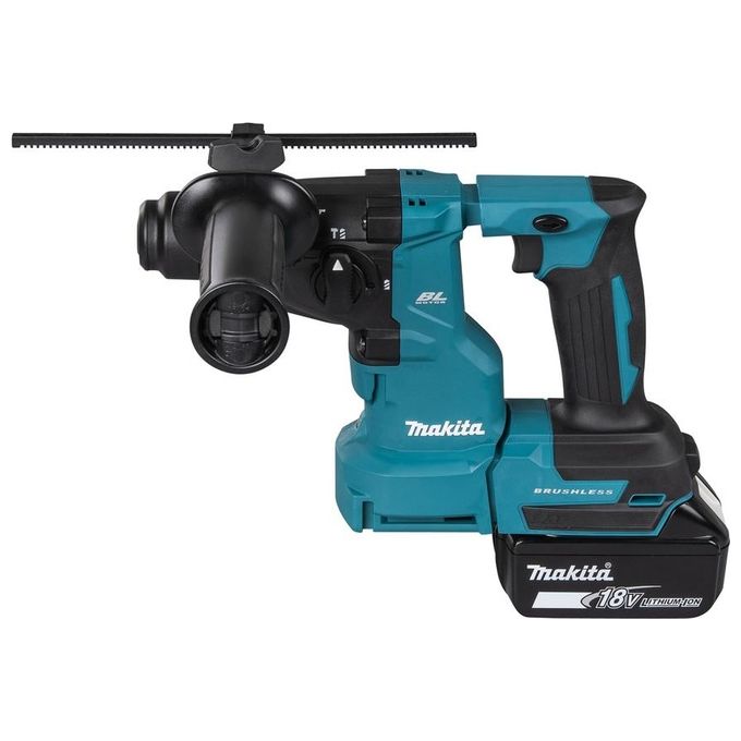 Makita DHR183RTWJ Martello Perforatore SDS-plus 18V Batteria 1,7 J Motore Senza Spazzole Luce Integrata Impugnatura Antivibrazioni colore Nero Verde