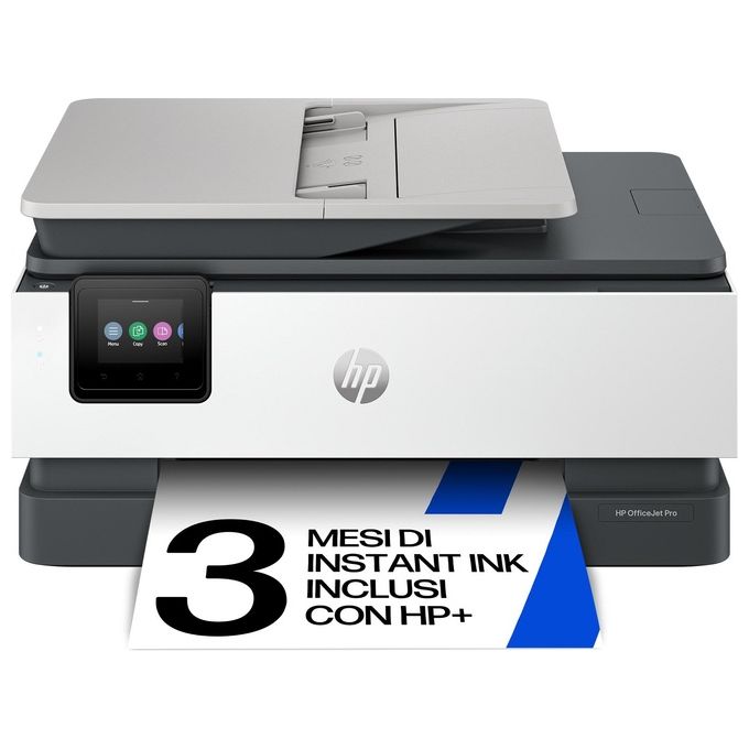 HP 40Q45B OfficeJet Pro 8132e Stampante Multifunzione a Getto d'Inchiostro Colore con Wi-Fi Ethernet Bluetooth e Stampa Fronte Retro Automatica colore Grigio