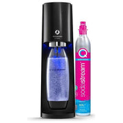 SodaStream E-TERRA Gasatore Elettrico Acqua Frizzante One Touch 3 Livelli Gasatura 1L Quick Connect colore Nero