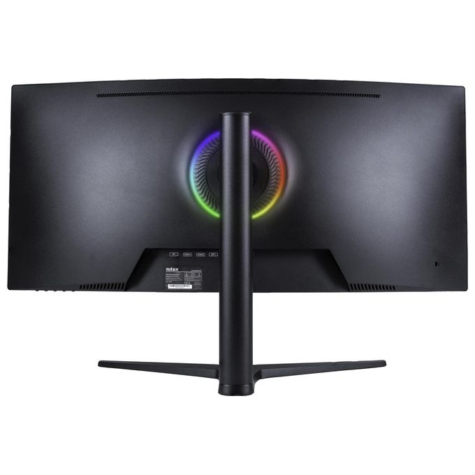Nilox NXM344KD11 Monitor PC 34'' Ultrawide Quad HD Curvo 144Hz MVA LED 3440x1440 1ms G-SYNC 2 HDMI 2 DisplayPort colore Nero