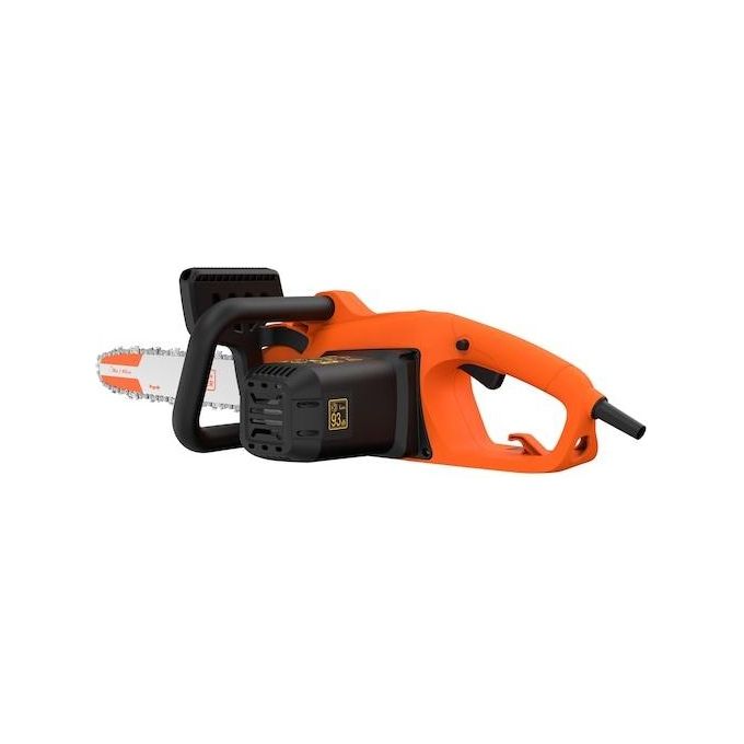 Black+decker BECS2040-QS Motosega Elettrica 2000W barra 40 cm lubrificazione automatica freno catena colore Arancione