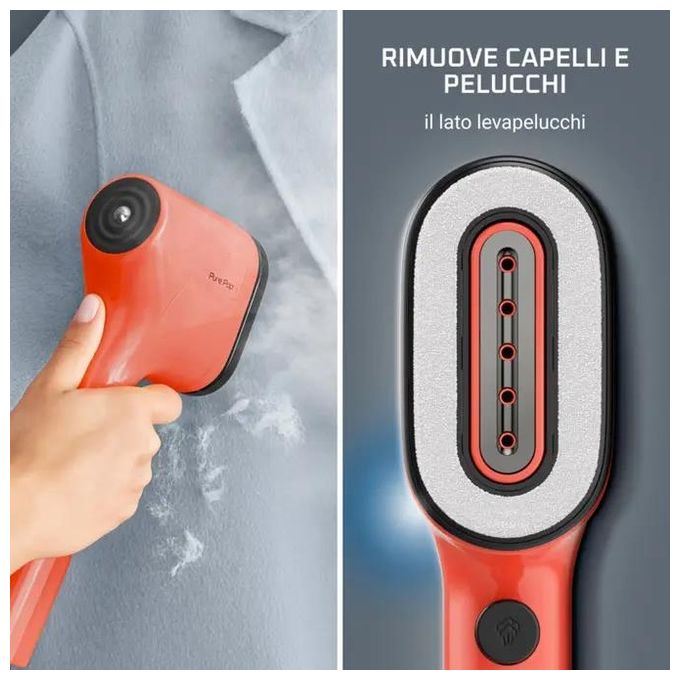 Rowenta DR2022 Pure Pop Stiratore Verticale Portatile a Vapore 1300 W 20 g-min colore Corallo