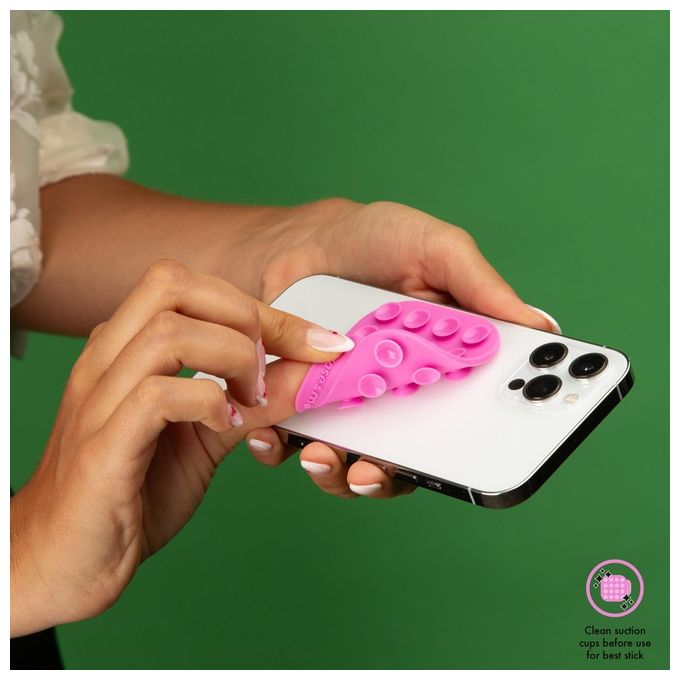 Sbs Supporto per Smartphone Suction Cup Holder Rosa