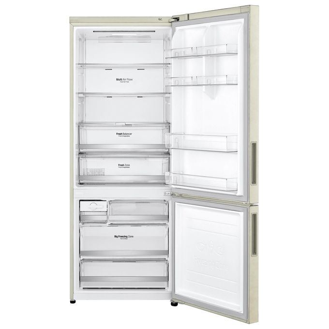 LG GBB567SECMN Frigorifero Combinato 462 L 185 cm Classe E 41 dB Total No Frost Wi-Fi colore Sabbia