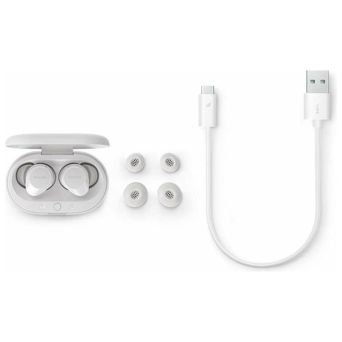 Philips TAT1209WT-00 Auricolari True Wireless In-ear Bluetooth 5.3 IPX4 18h Autonomia colore Bianco