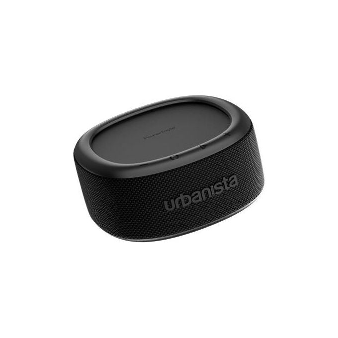 Urbanista 1037502 Malibu Altoparlante Portatile Stereo con Bluetooth 5.2 Potenza 20 W e Pannello Solare Powerfoyle IP67 colore Nero