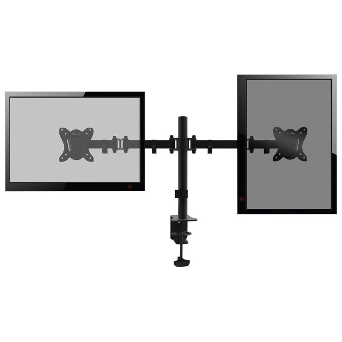 Equip 650152 Supporto da Tavolo per Tv a Schermo Piatto 27'' Morsa Nero