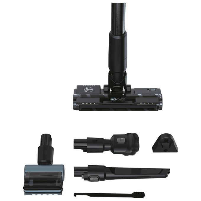 Hoover 39401009 HF4 Aspirapolvere senza filo Ciclonico EPA 0,7 L 190 W 80 AW colore Nero Argento
