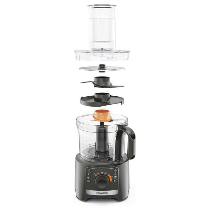Kenwood FDP31.360GY MultiPro Compact Robot da Cucina 800 W ciotola 2,1 L frullatore 1,2 L colore Grigio