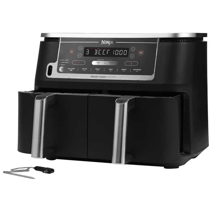 Ninja, Friggitrice ad Aria Dual Zone MAX PRO, 9.5L, AF451EU, Nero