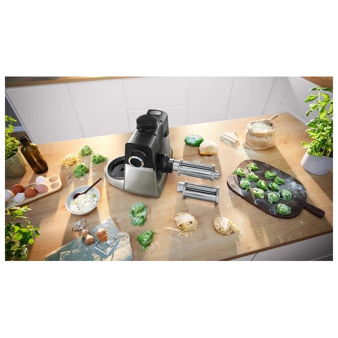 Bosch MUZS6PP Serie 6 Set di attacchi per preparazione pasta fresca Acciaio inox colore Argento