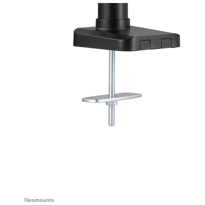 Neomounts DS70-750BL1 Braccio per Monitor 17-27 Pollici Regolabile con Molla a Gas 7 kg VESA 75x75 100x100 cm Morsetto Occhiello colore Nero
