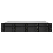 QNAP TS-1232PXU-RP-4G TS-1232PXU-RP NAS 12 bay rack 2U Annapurna Labs AL324 quad core 1.7 GHz 4 GB DDR4 2x 10GbE SFP+ 2x 2.5GbE alimentazione ridondante colore Nero