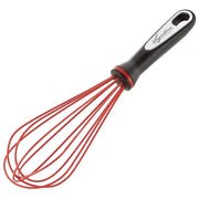 Lagostina Ingenio Smart Frusta da Cucina in Silicone con Rivestimento Antigraffio Impugnatura Ergonomica e Presa Sicura Nero e Rosso