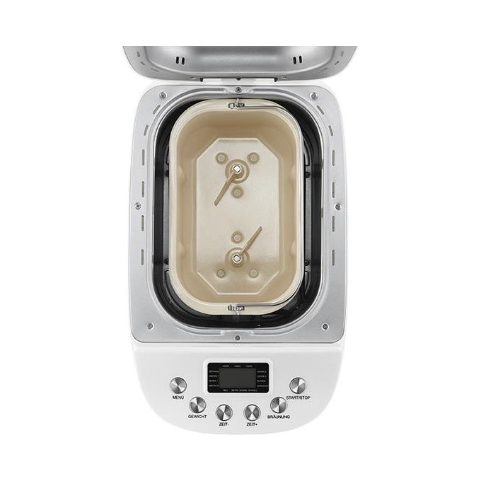 Unold 68520 Backmeister Big Macchina per il Pane 850W 15 Programmi 1,5 Kg Display LCD colore Bianco
