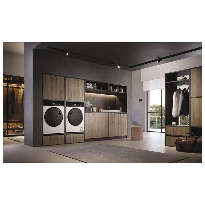 Haier HD110-A2959E-IT I-Pro Serie 5 Asciugatrice Pompa di Calore 11 Kg Classe E Wi-Fi I-Refresh Hygienic (85x60x63 cm) colore Bianco