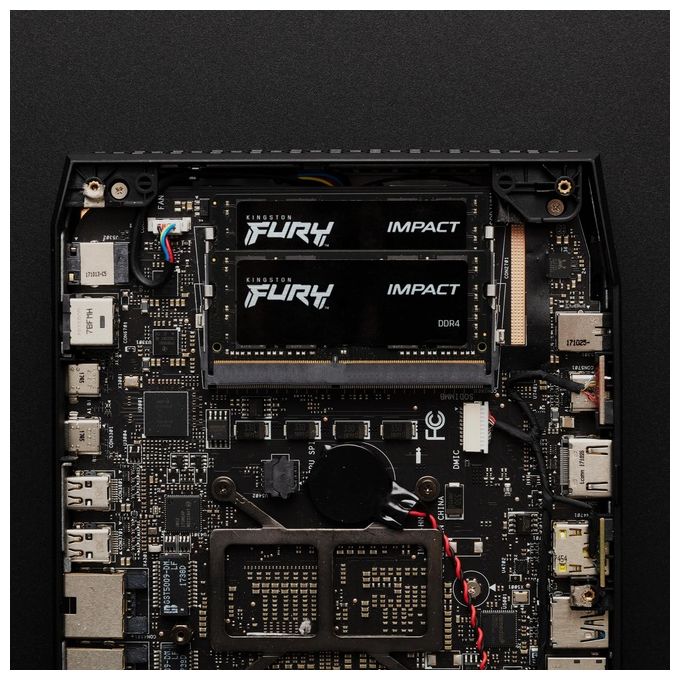 Kingston KF432S20IBK264 FURY Impact Memoria RAM DDR4 64GB 2x32GB 3200MHz CL20 SO-DIMM 260-pin 1.2V colore Nero