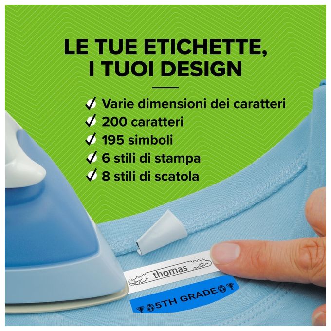 Dymo Nastro Letratag 12mmx4m Blu
