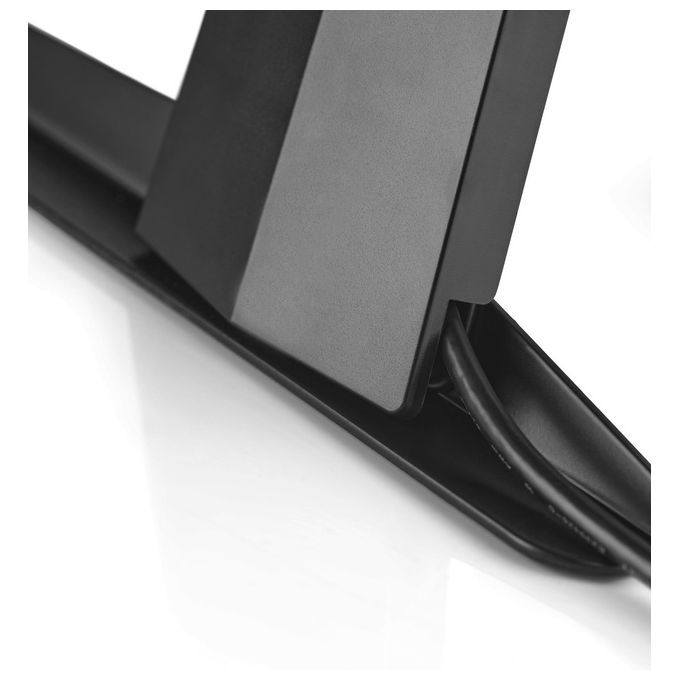 One For All WM2870 Ultra Slim Line Supporto da Tavolo per TV 32'' a 70'' VESA 100x100 a 800x400 mm Inclinazione Regolabile Gestione Cavi colore Nero