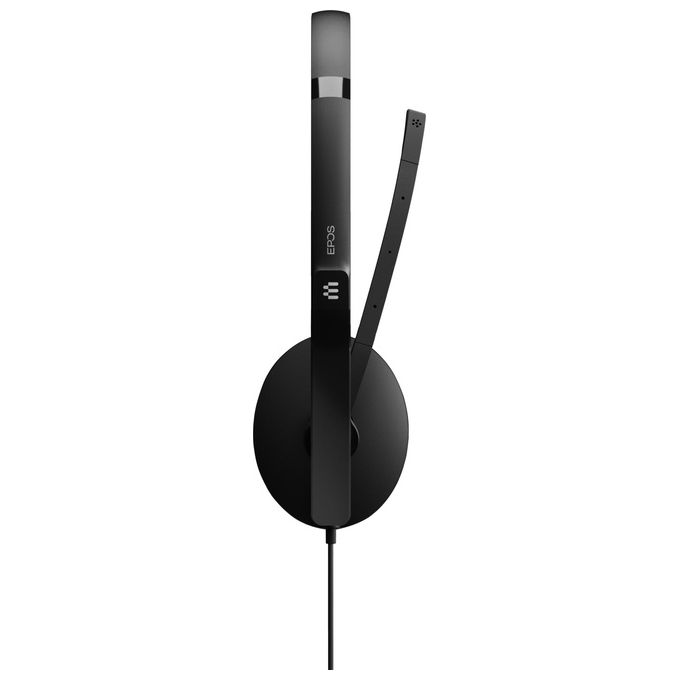 EPOS 1000901 ADAPT 160T USB II Auricolare Cablato USB Tipo A Certificato Microsoft Teams Microfono con Cancellazione del Rumore colore Nero