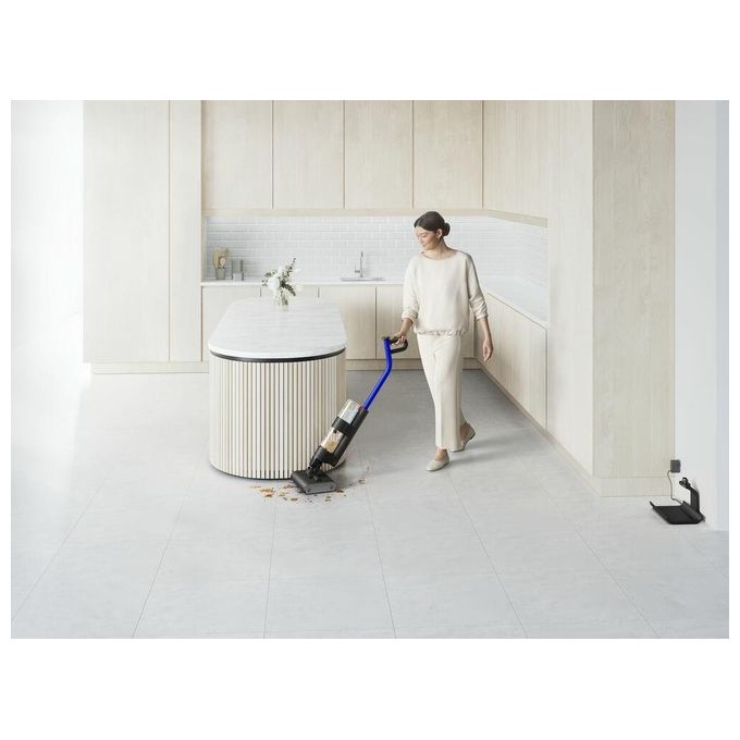 Dyson WR01 Wash G1 Aspirapolvere Lavapavimenti a Batteria Senza Sacco 1 L autonomia 35 min display LCD colore Nero Blu