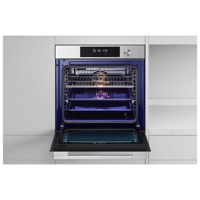 LG WSED7613S InstaView Forno da incasso Multifunzione 76 L Classe A+ Pirolisi EasyClean Air Fry Sous Vide Wi-Fi (59,4x59,2x56,9 cm) colore Nero