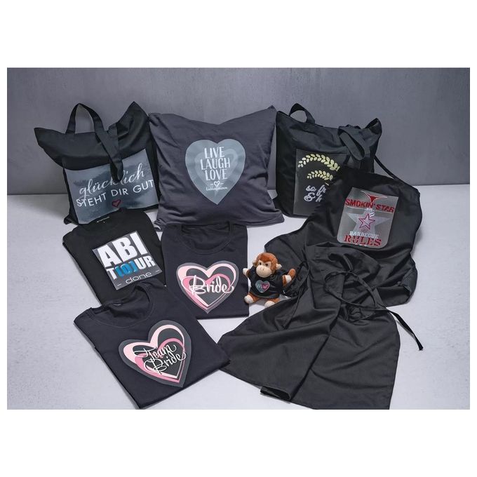 Herma T-Shirt Foil A4 Dark e Black Textiles 20 Fogli