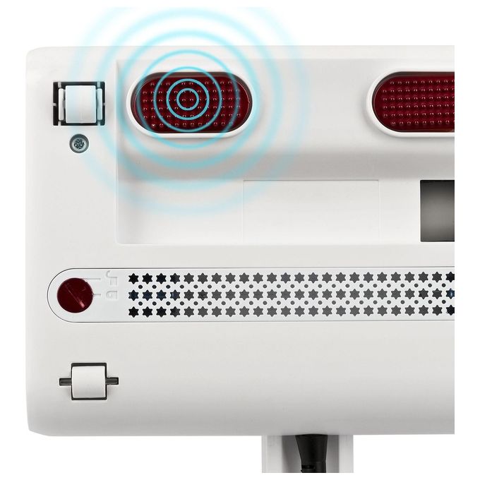 Girmi AP2101 Battimaterasso Filtro HEPA Lampada UV Tecnologia VibraWave 0.4 L 300W colore Bianco