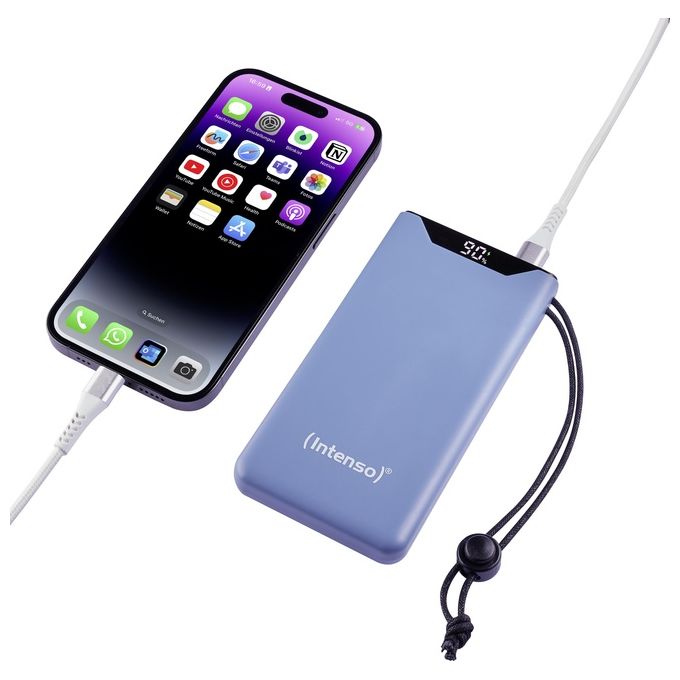 Intenso Powerbank F10000 Blu 10000 mAh con USB-C a Tipo C