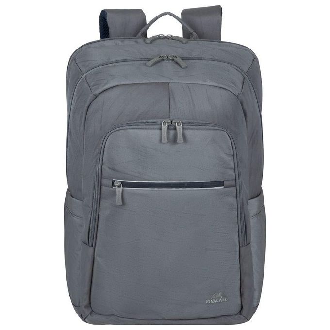 RivaCase 7569 Alpendorf Eco Zaino per Notebook fino a 17.3'' realizzato in Poliestere Riciclato (RPET) resistente all'acqua con scomparto imbottito per laptop e tablet colore Grigio