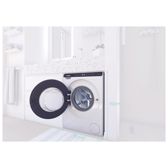 Candy CW50BP12307GS Lavatrice caricamento frontale Slim 5 Kg 1200 giri Classe A