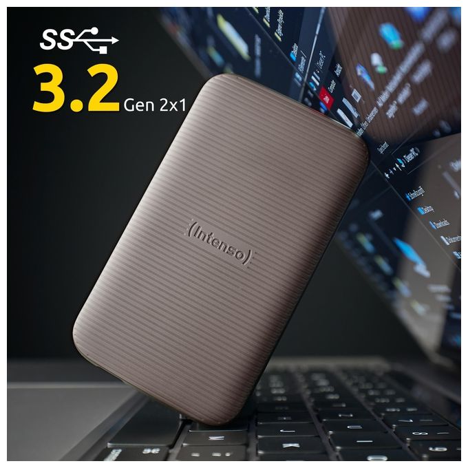 Intenso 3827450 TX500 SSD Esterno 500 GB USB 3.2 Gen 2 1000 MB-s colore Marrone