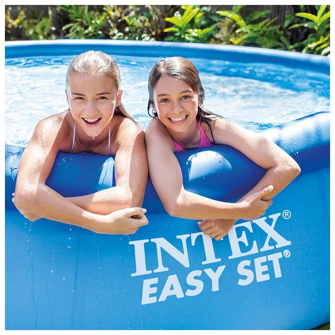 Intex 28116NP Easy Set Piscina Fuori Terra Gonfiabile 305x61 cm 3077 L colore Blu
