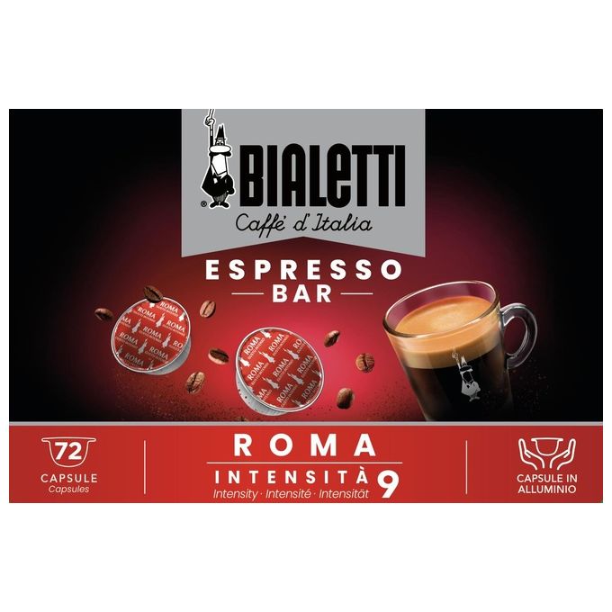 Bialetti Capsule Roma 72 Pezzi