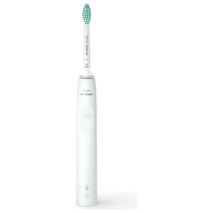 Philips HX3671-13 Sonicare Serie 3100 Spazzolino elettrico sonico con timer e sensore di pressione autonomia 14 giorni colore Bianco
