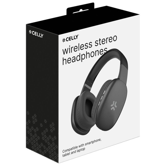 Celly Cuffie a Padiglione Wireless Nero