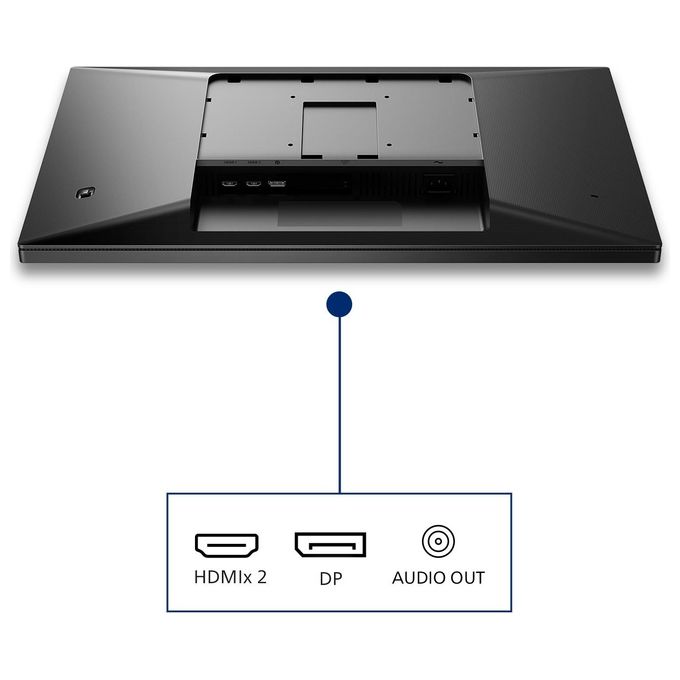 Philips 27E1N5500LA Monitor PC 27'' QHD VA 2560x1440 75Hz 4ms Adaptive Sync Altoparlanti HDMI DisplayPort colore Nero
