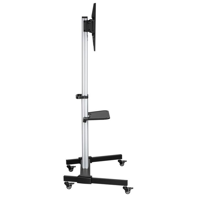 Equip 650630 Carrello LFD rotante da 37-86 pollici Supporto fino a 50 Kg Rotazione 90° Inclinazione -10° +5° VESA max 600x400 colore Argento