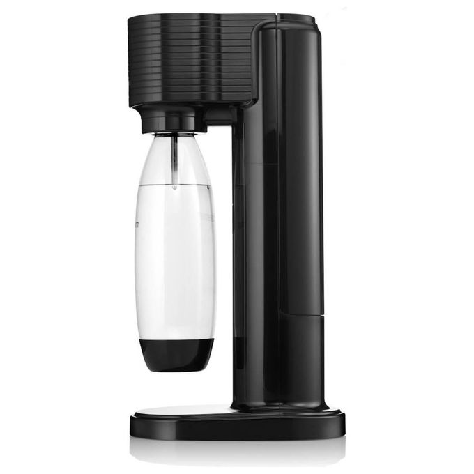SodaStream 2270273 Gaia Gasatore d'Acqua con Bottiglia PET 1L Cilindro CQC ad Aggancio Rapido colore Nero