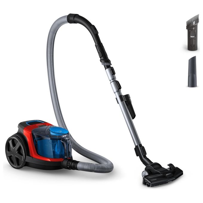 Philips FC9330-09 PowerPro Compact Aspirapolvere senza sacco PowerCyclone 5 1,5 L 650W 79 dB colore Rosso