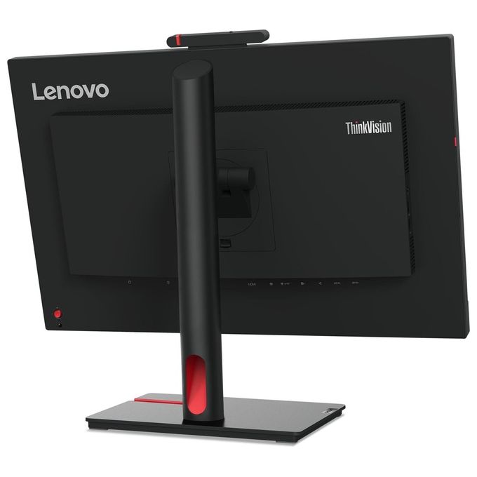 Lenovo 63D7UAT3EU ThinkVision T24mv-30 Monitor PC 23.8'' Full HD IPS LED 75Hz USB-C 90W Webcam 5MP Hub USB Ethernet colore Nero