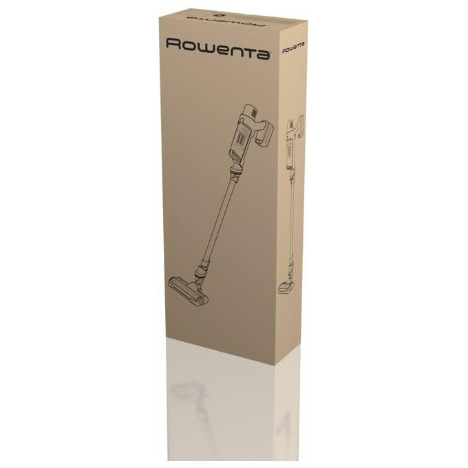 Rowenta RH6A71 X-Pert 7.60 Aspirapolvere a bastone 2 in 1 Ciclonico 0,44 L 140 W 45 min 81 dB colore Alluminio Rosso