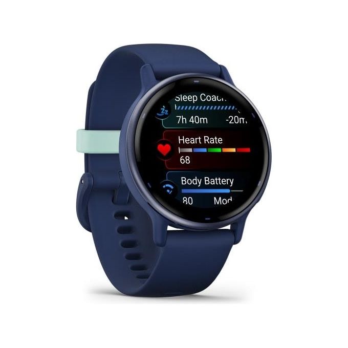 Garmin 010-02862-12 Vivoactive 5 Smartwatch GPS AMOLED 1,2'' 42mm Cardio 30+ Sport Body Battery Autonomia 11 giorni colore Blu