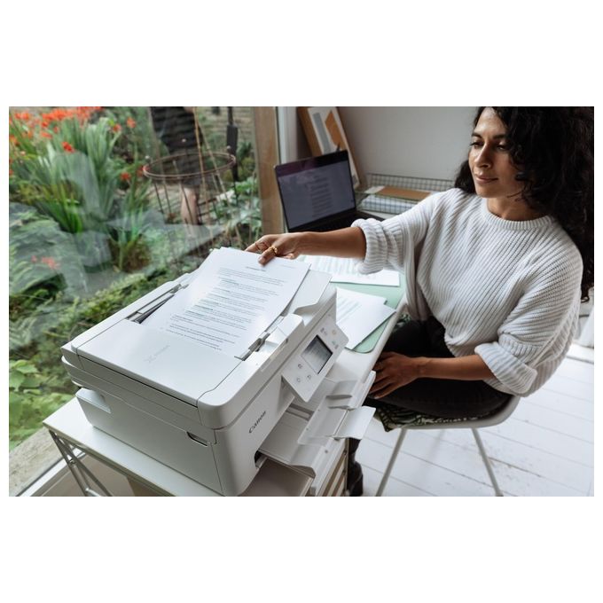 Canon TS7750i PIXMA Stampante Multifunzione Inkjet A4 1200x1200 DPI Wi-Fi AirPrint Duplex colore Bianco