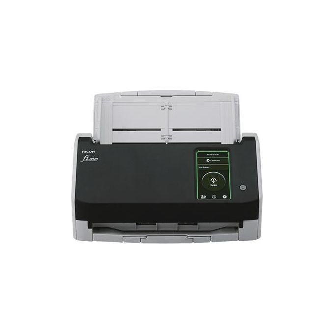 Ricoh 4939761313615 fi-8040 Scanner ADF Duplex 40 ppm 80 ipm Touch Screen 600 x 600 DPI colore Nero Grigio